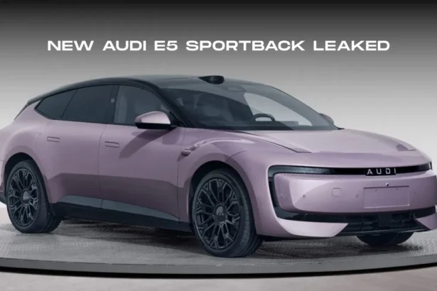 New AUDI E5 Sportback Leaked