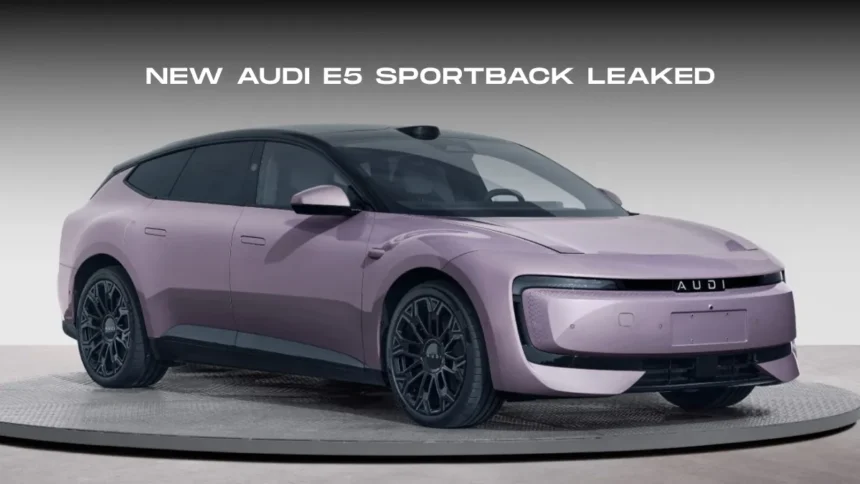 New AUDI E5 Sportback Leaked